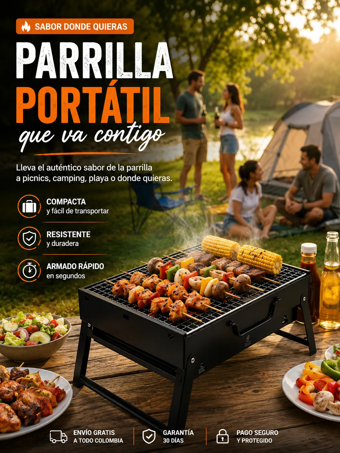 Parrilla Portatil Premium
